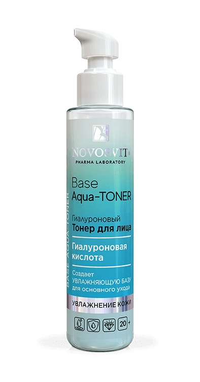Hyaluronic Toner for the face “Base Aqua-Toner” NOVOSVIT - narodkosmetika.com