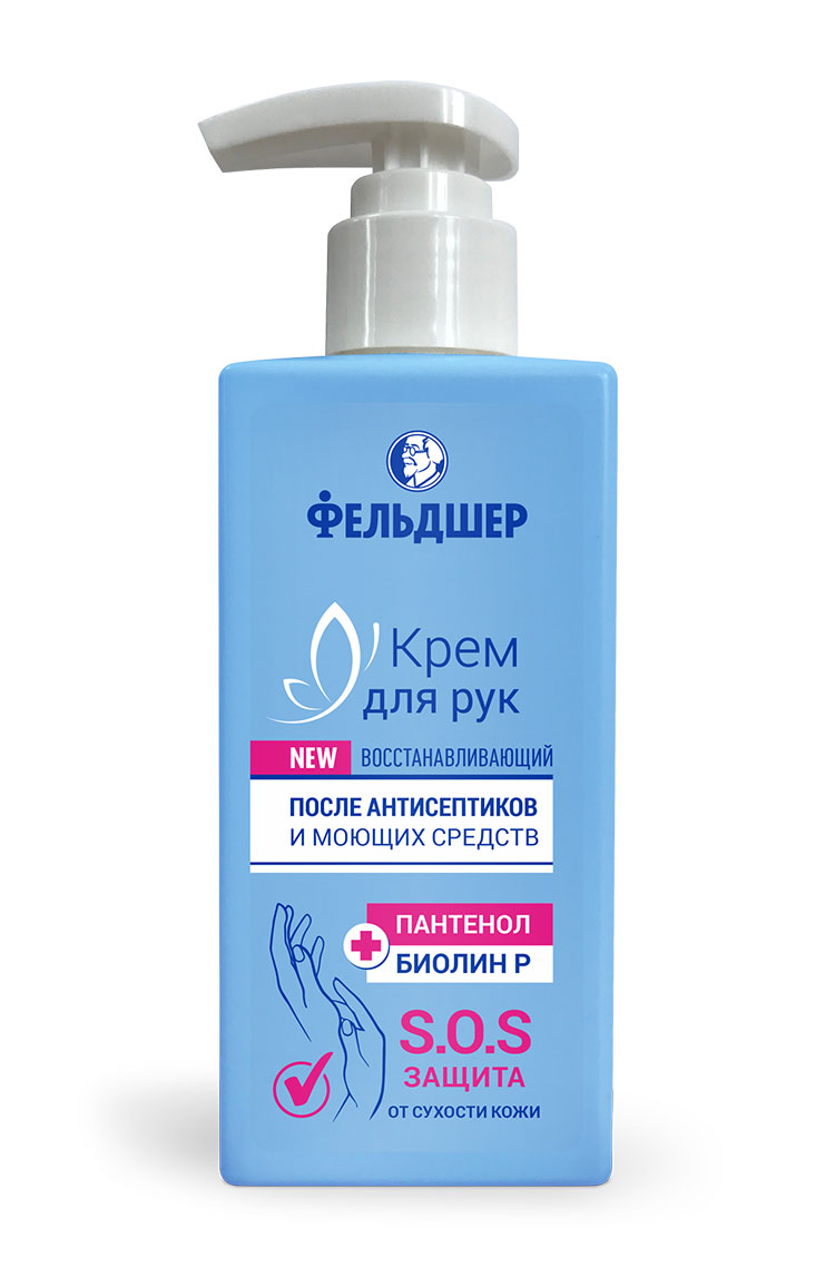 Hand cream restoring skin after antiseptics and detergents Feldsher - narodkosmetika.com