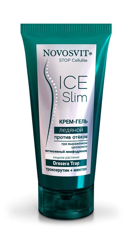 Ice cream-gel for pronounced cellulite ICE Slim NOVOSVIT - narodkosmetika.com