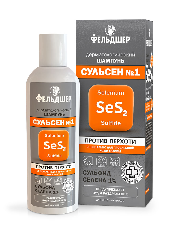 Sulsen No. 1 shampoo dermatological against dandruff Feldsher - narodkosmetika.com
