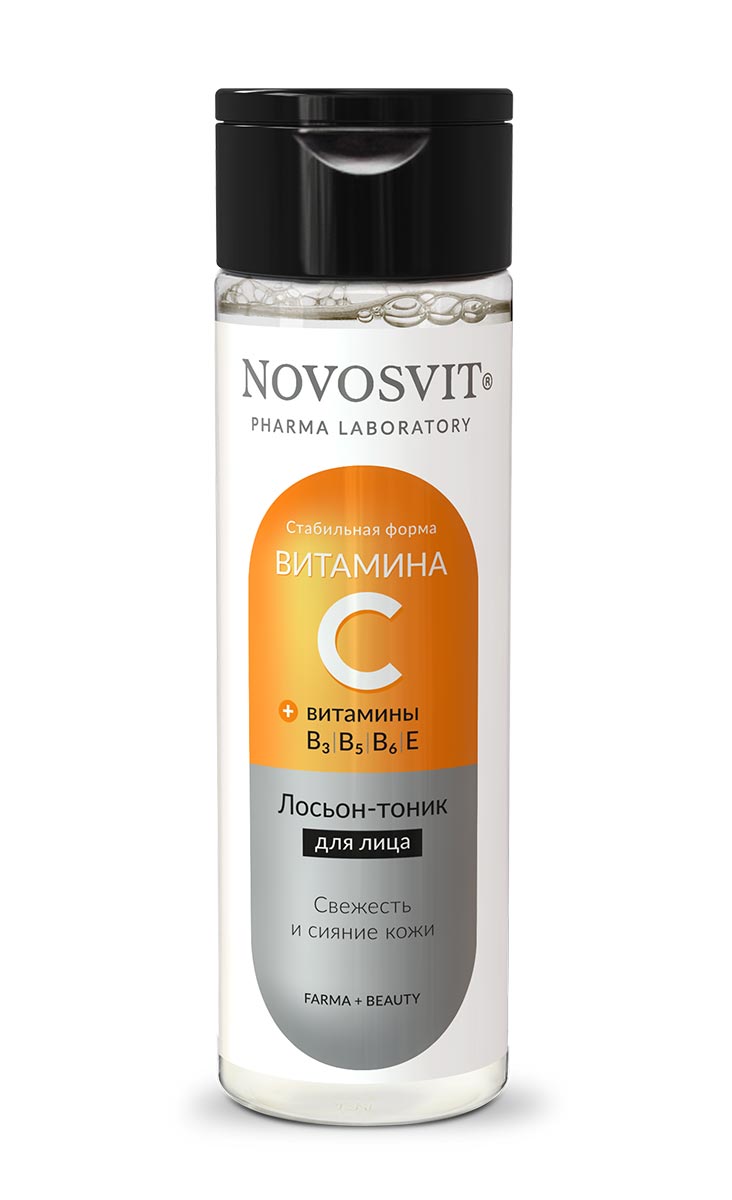 Vitamin C Facial Tonic Lotion NOVOSVIT - narodkosmetika.com