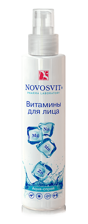 AQUA-spray "Vitamins for the face" 95ml NOVOSVIT - narodkosmetika.com
